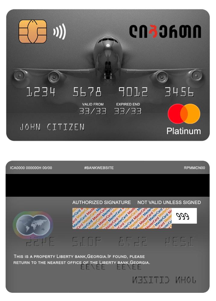 Georgia Liberty bank mastercard platinum